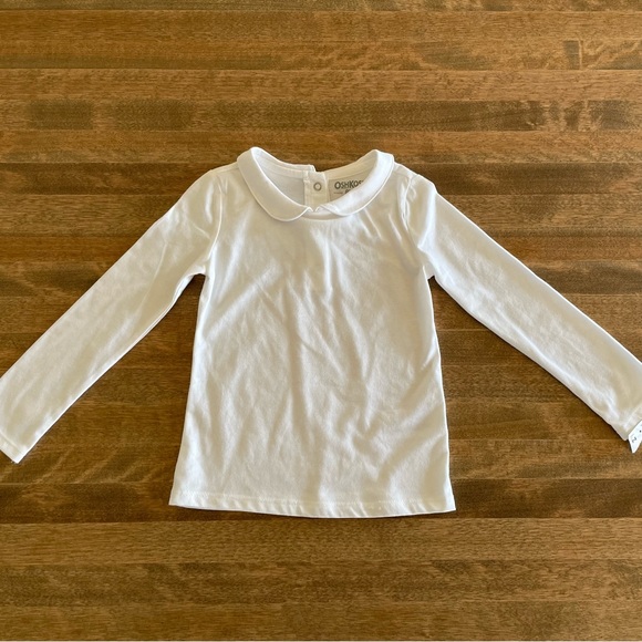 NWT OshKosh Peter Pan Collar Long Sleeve - Picture 1 of 5